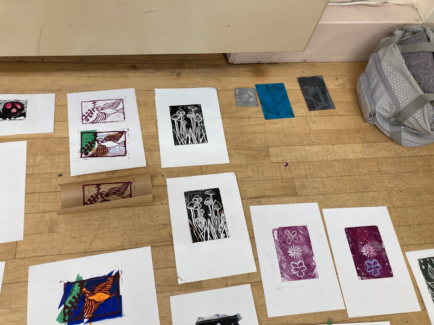 Priscilla’s Printing collage & stitch workshop Sat 28th November