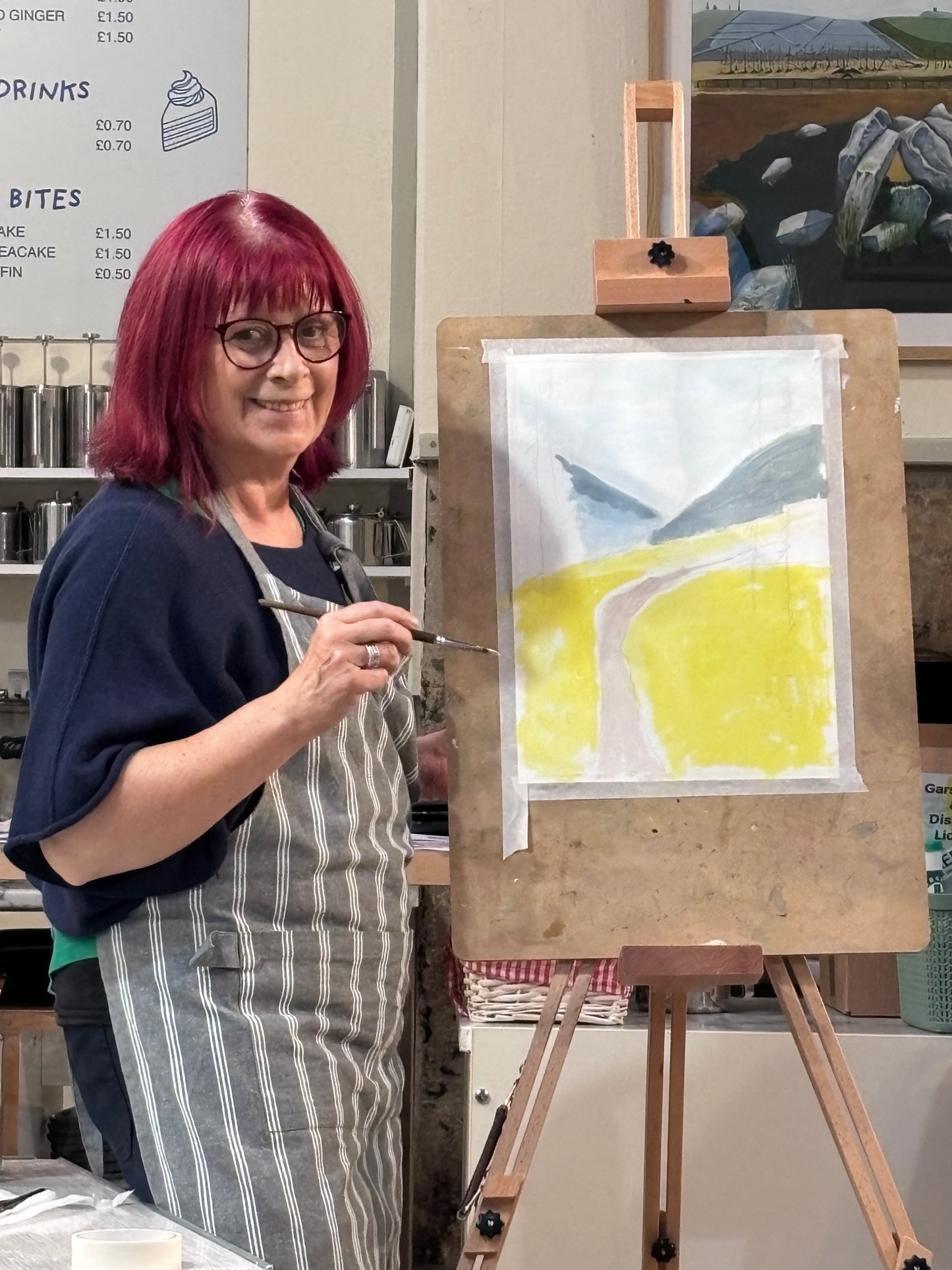 Christine Stansford Summer brusho flowers Sat 29 Aug 1.30-4pm